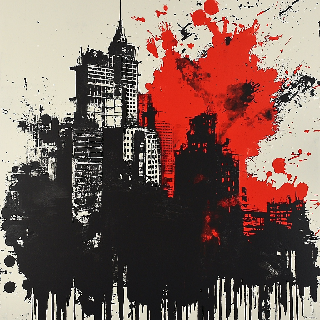 Banksy Inspired Urban Mirage Paint By Color