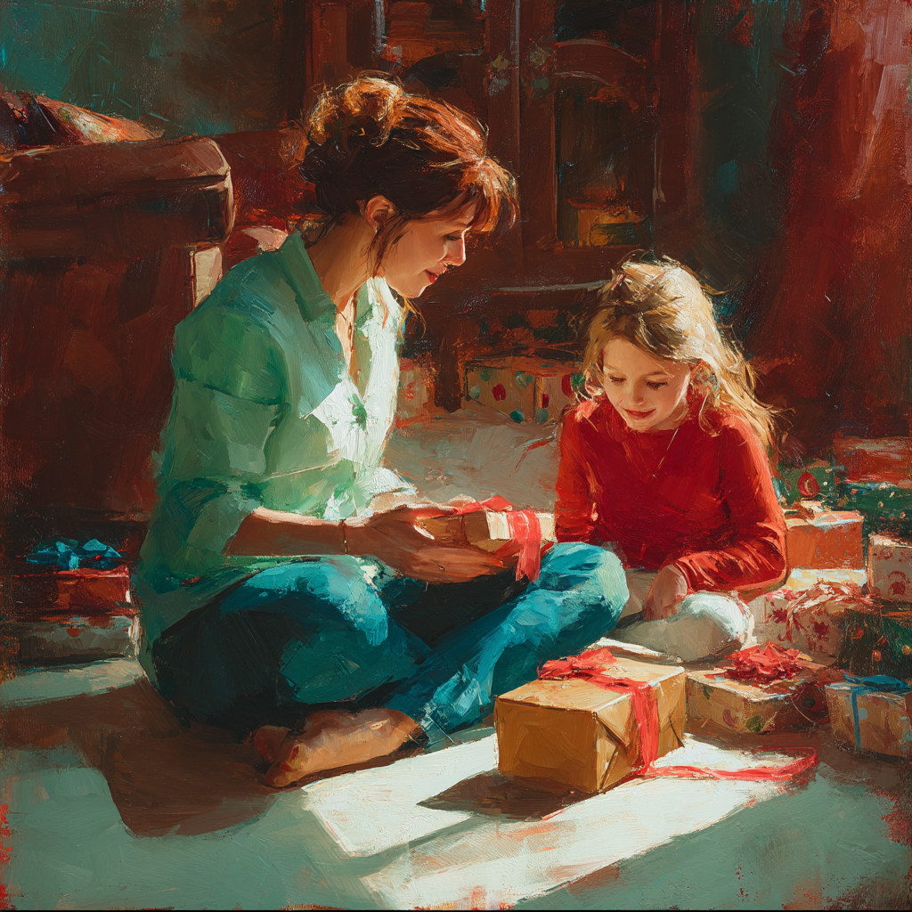 A Mother's Gift Of Love Painting By Numbers Kit