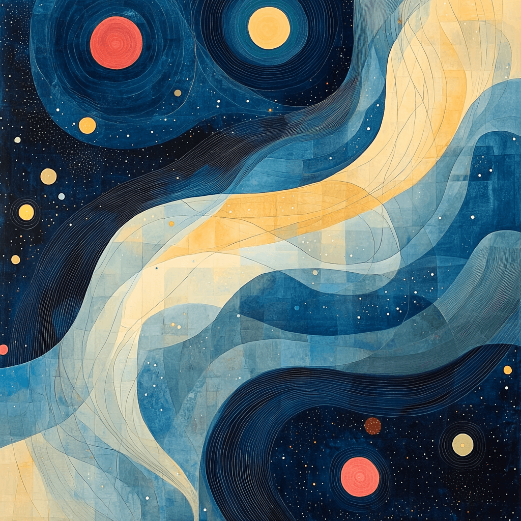 Paul Klee Inspired Cosmic Whimsy Paint By Numbers Kits