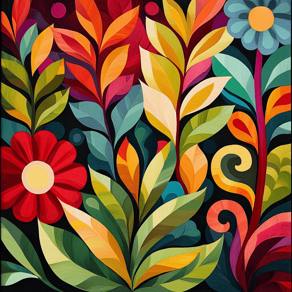 Frida Kahlo Inspired Emotional Garden Paint By Numbers