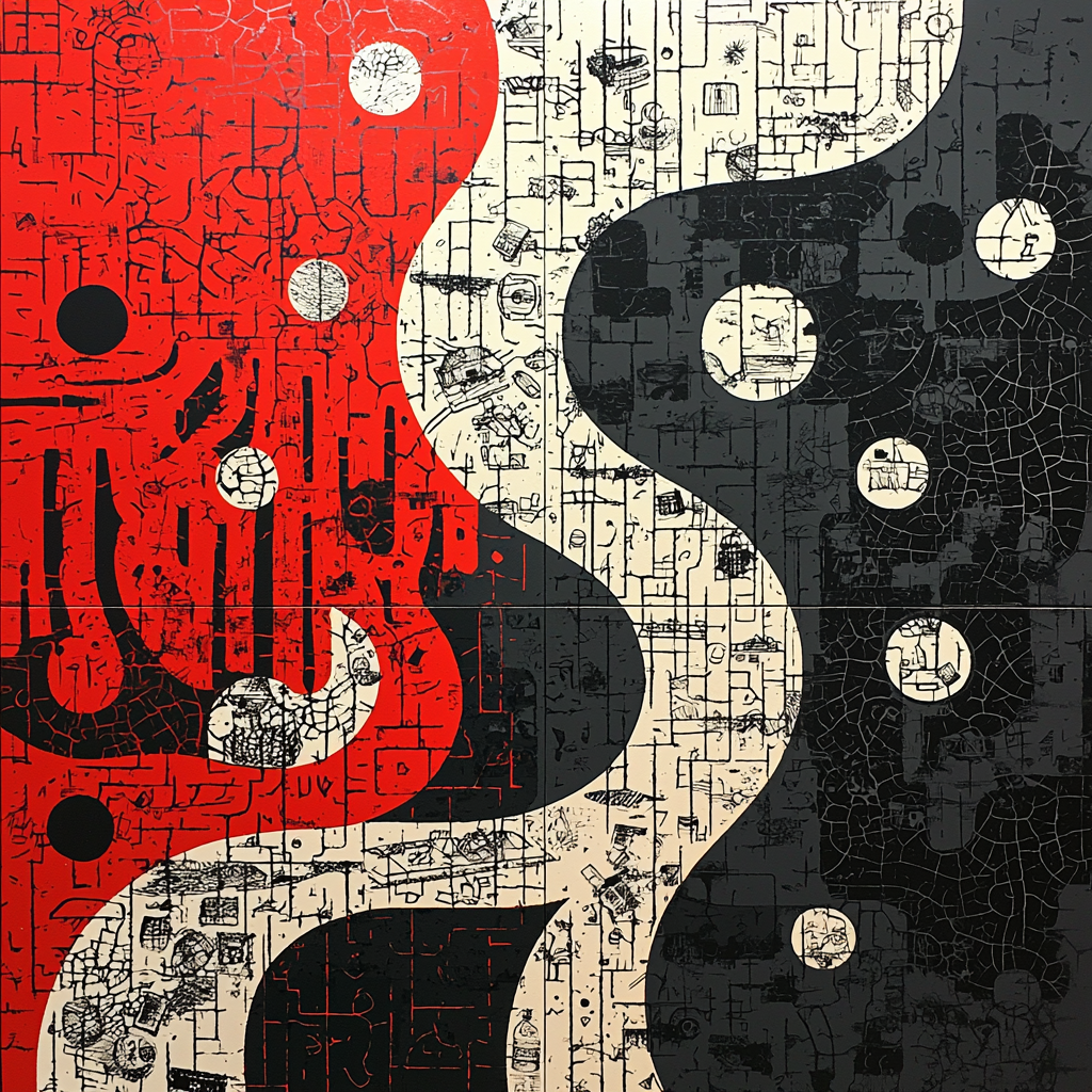 Banksy Inspired Cycle Of Waste Numbered Painting Kits