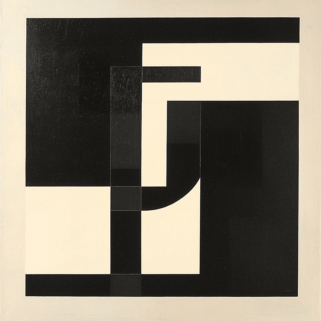 Kazimir Malevich Inspired Minimalist Dreams Numbered Painting Kits