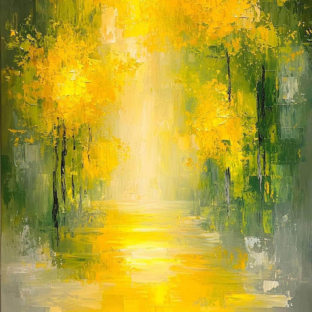 Paul Cézanne Inspired Illuminated Pathways Numbered Painting Kits