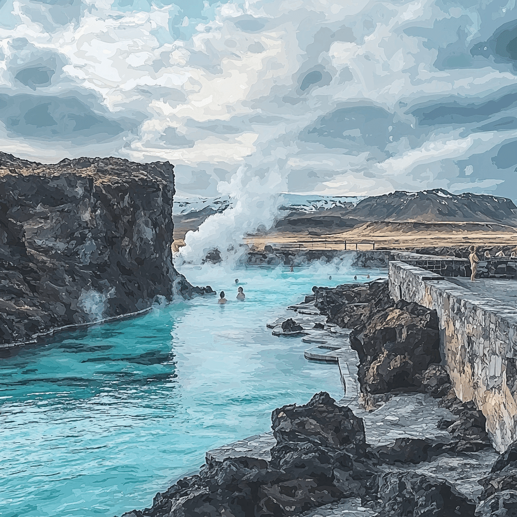 Myvatn Nature Baths - Northern Iceland Paint By Number