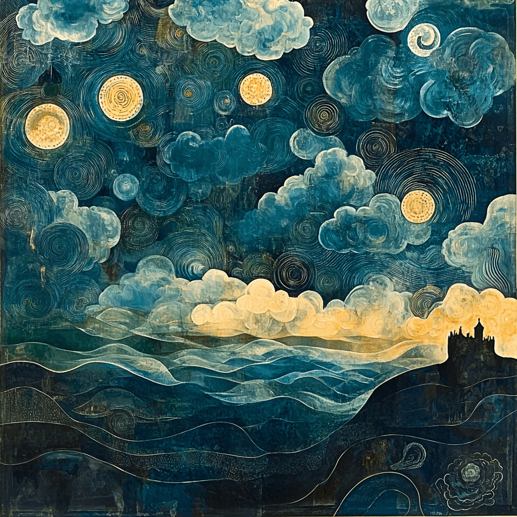 Max Ernst Inspired Dreamscapes Of The Unknown Number Painting