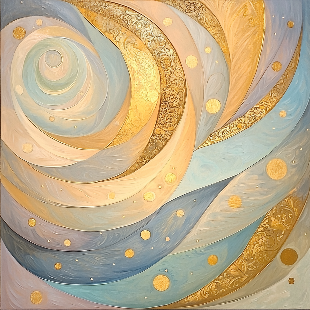 Gustav Klimt Inspired Ethereal Balance Painting By Numbers Kit