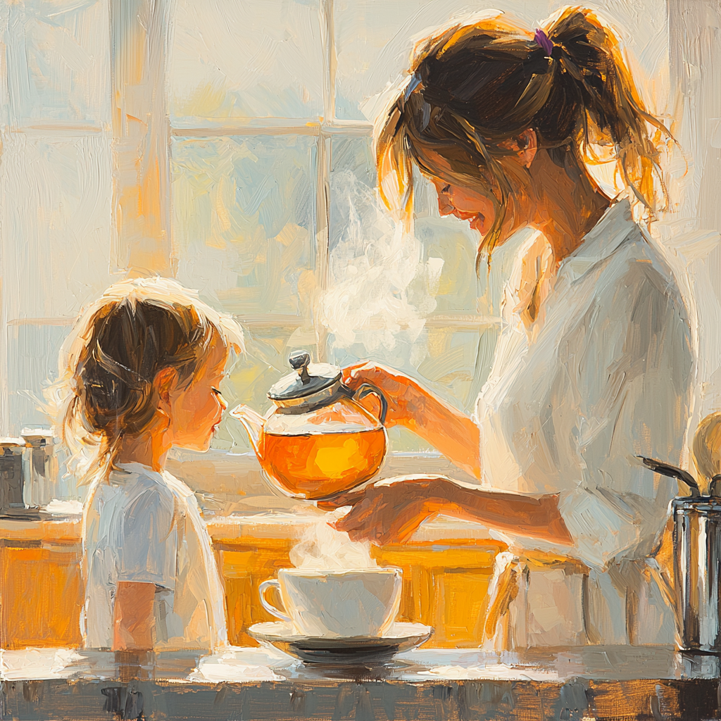 Morning Tea Ritual Paint By Numbers Art