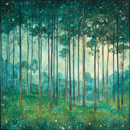 Gustav Klimt Inspired The Dance Of Nature Paint By Numbers Art