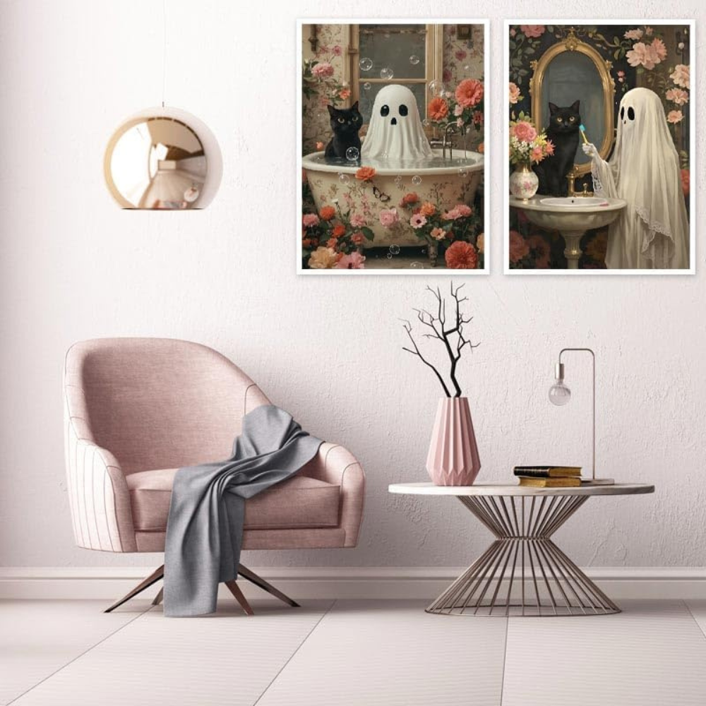 3 Pack Halloween Ghost Paint by Numbers Kit