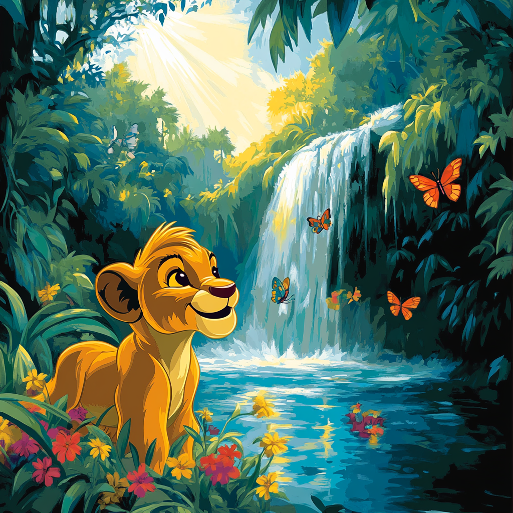 Simba Jungle Adventure Paint by numbers kits