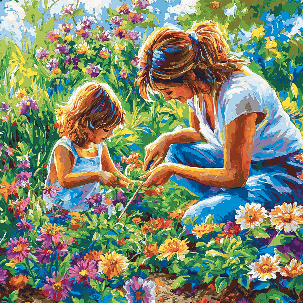 Spring Blooms Of Love Paint By Color