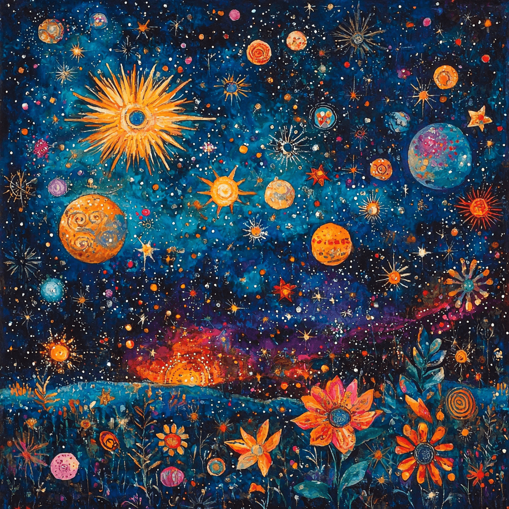 Frida Kahlo Inspired Cinematic Cosmos Paint By Numbers