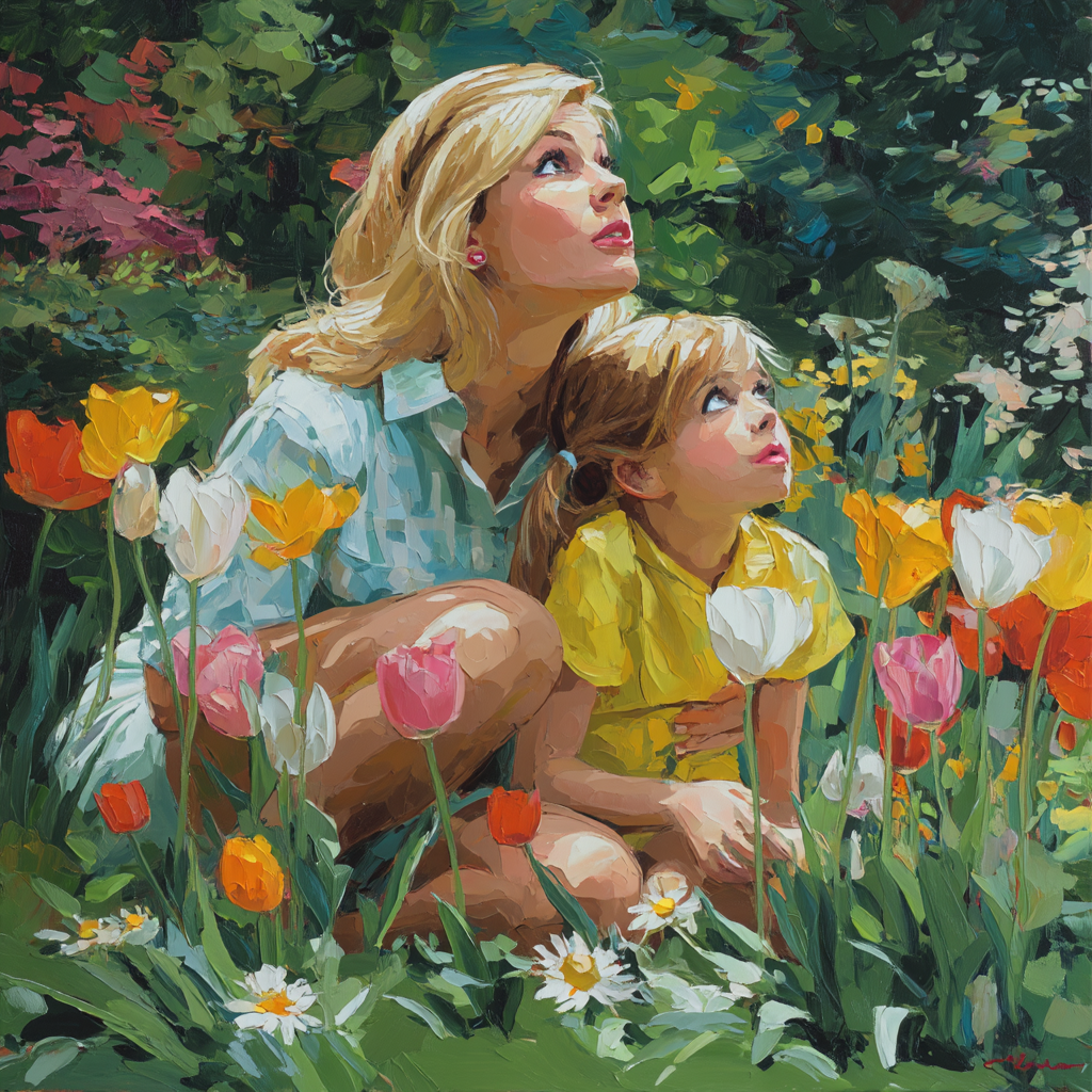 Garden Gazing Painting Number Kit