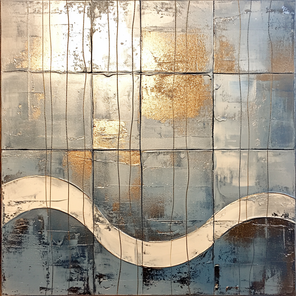 Jackson Pollock Inspired Lunar Tidal Web Paint by numbers kits