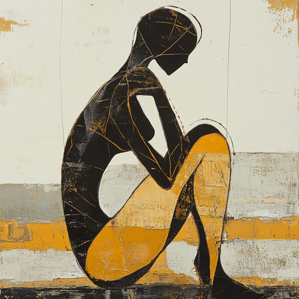 Egon Schiele Inspired Restless Pose Numbered painting kits