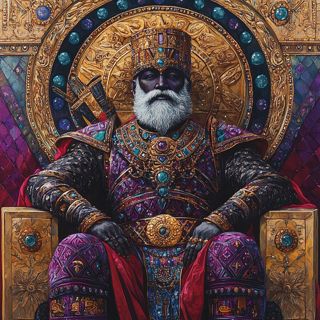 Gustave Moreau Inspired Mythic Warrior DIY paint by numbers