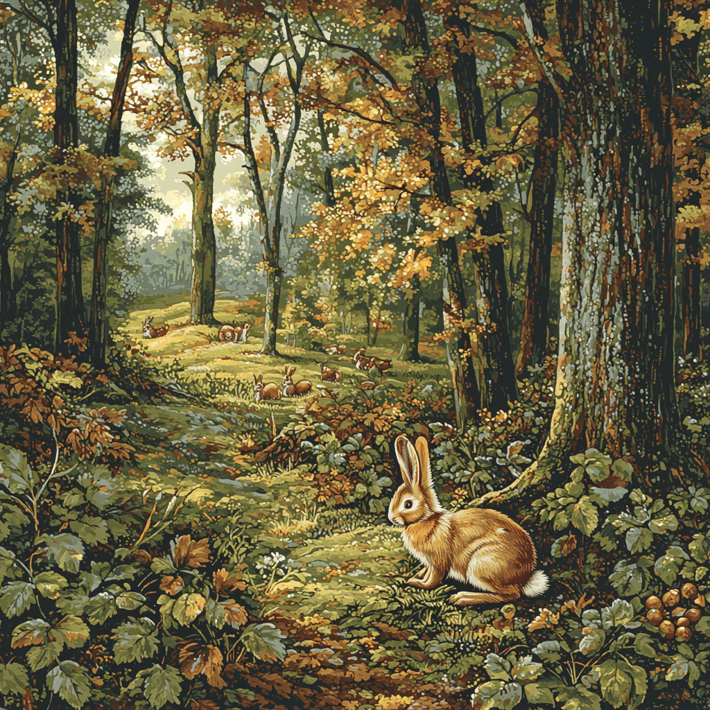 Albrecht Dürer Inspired Wild Harmony Numbered Painting Kits