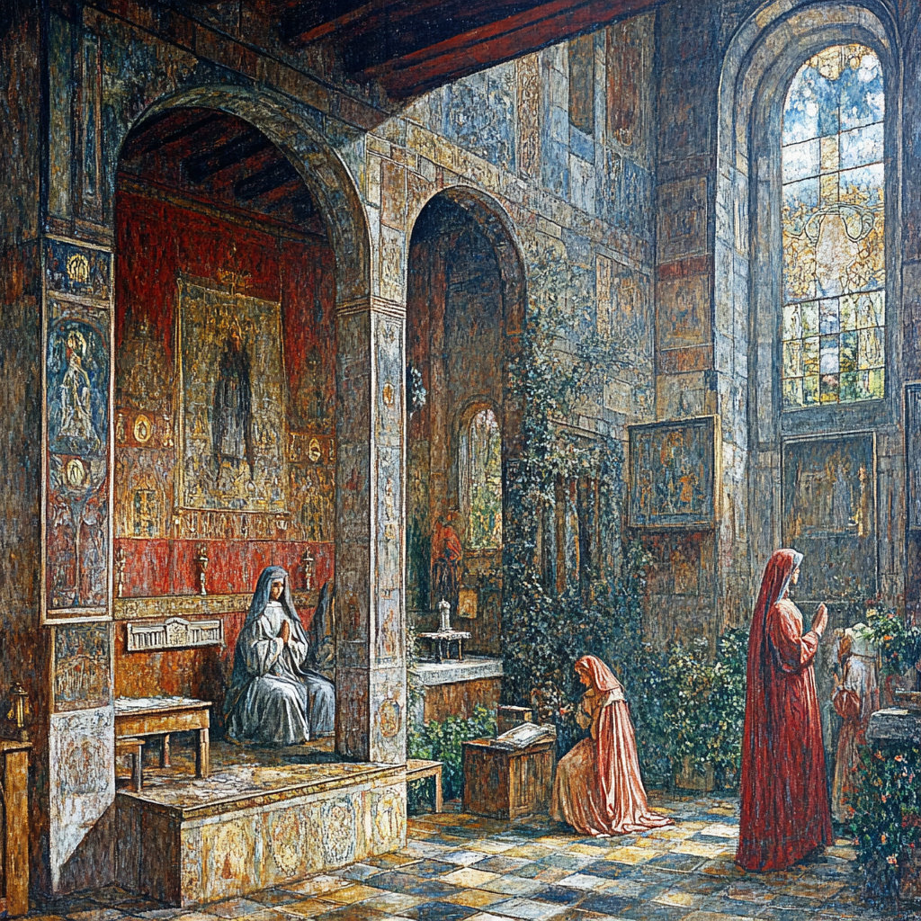 William Holman Hunt Inspired Morning Ritual paint by number