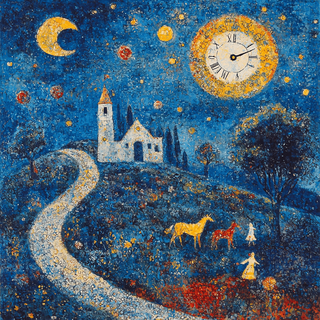 Marc Chagall Inspired Through The Lens Of Time Paint By Color