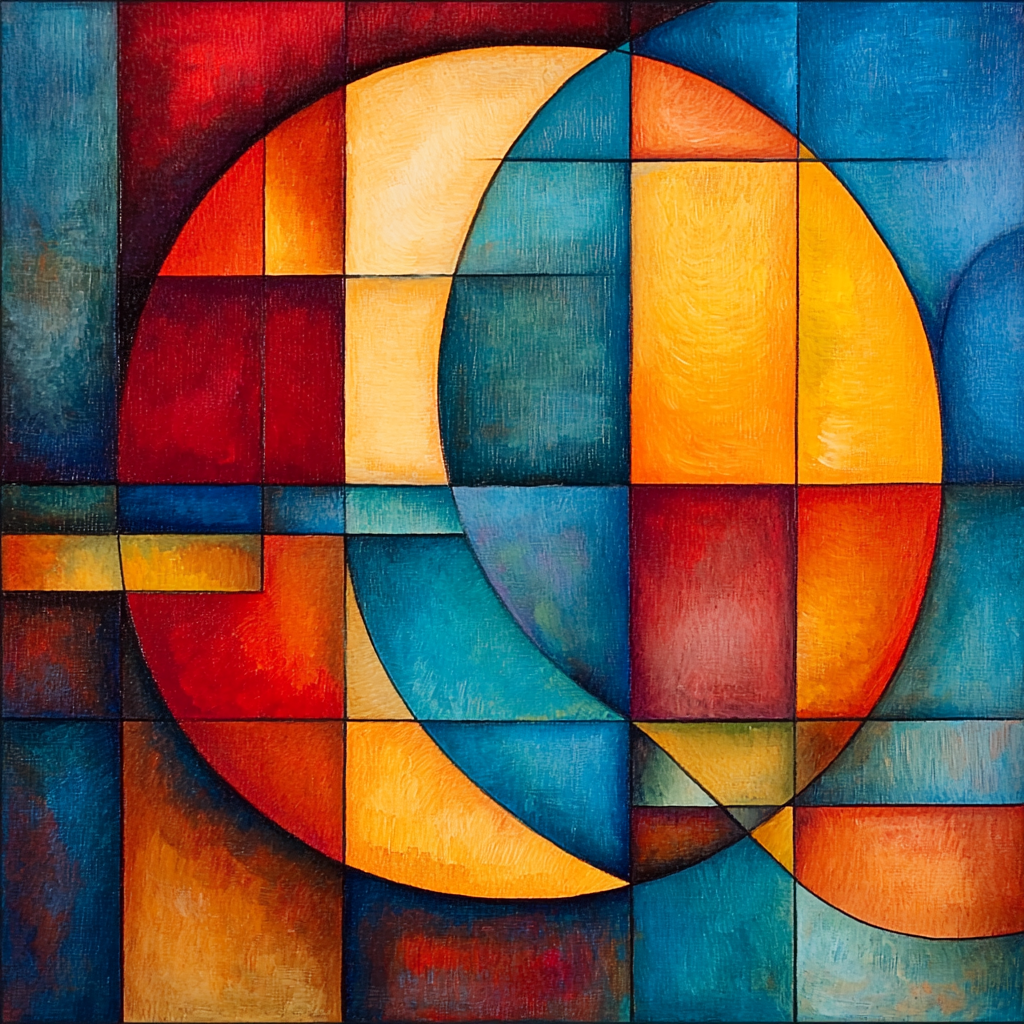 Wassily Kandinsky Inspired Abstract Patterns Numbered Painting Kits