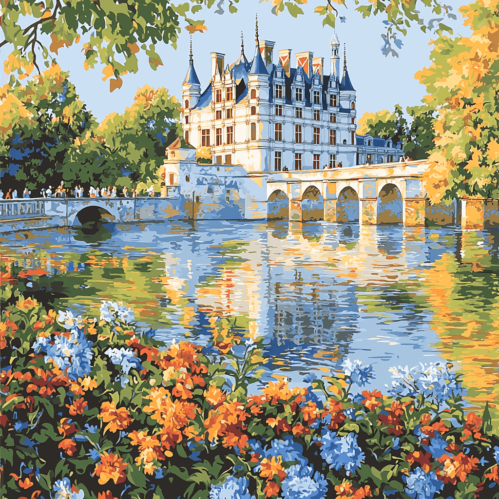 Château De Chenonceau Paint By Number