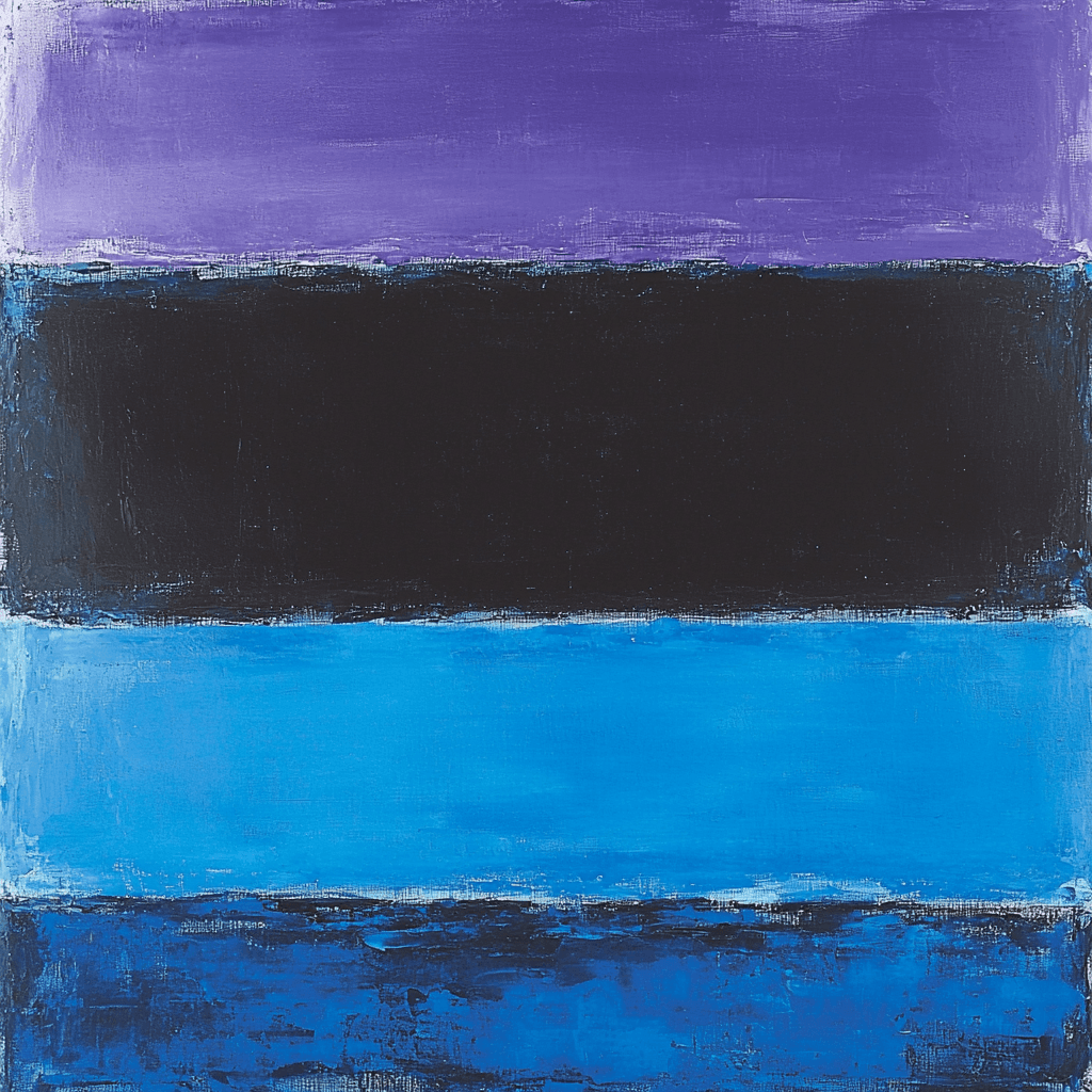 Mark Rothko Inspired Rothko's Celestial Layers Paint By Numbers
