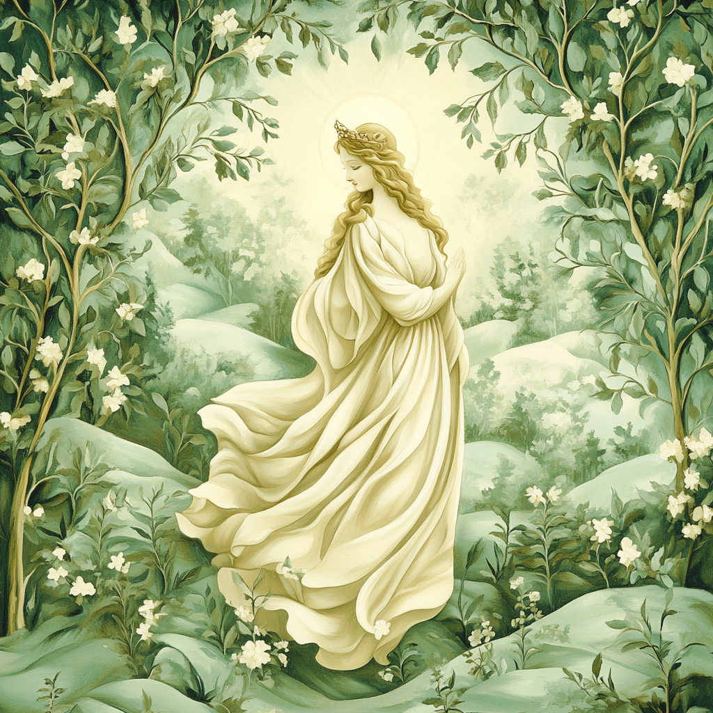 Botticelli Inspired Ethereal Beauty painting number kit