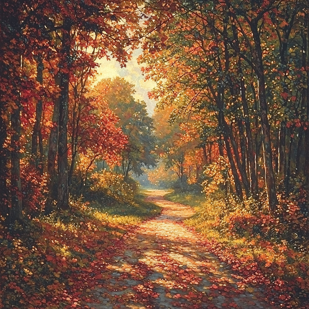 Millais Inspired Silent Autumn Afternoon DIY Paint By Numbers