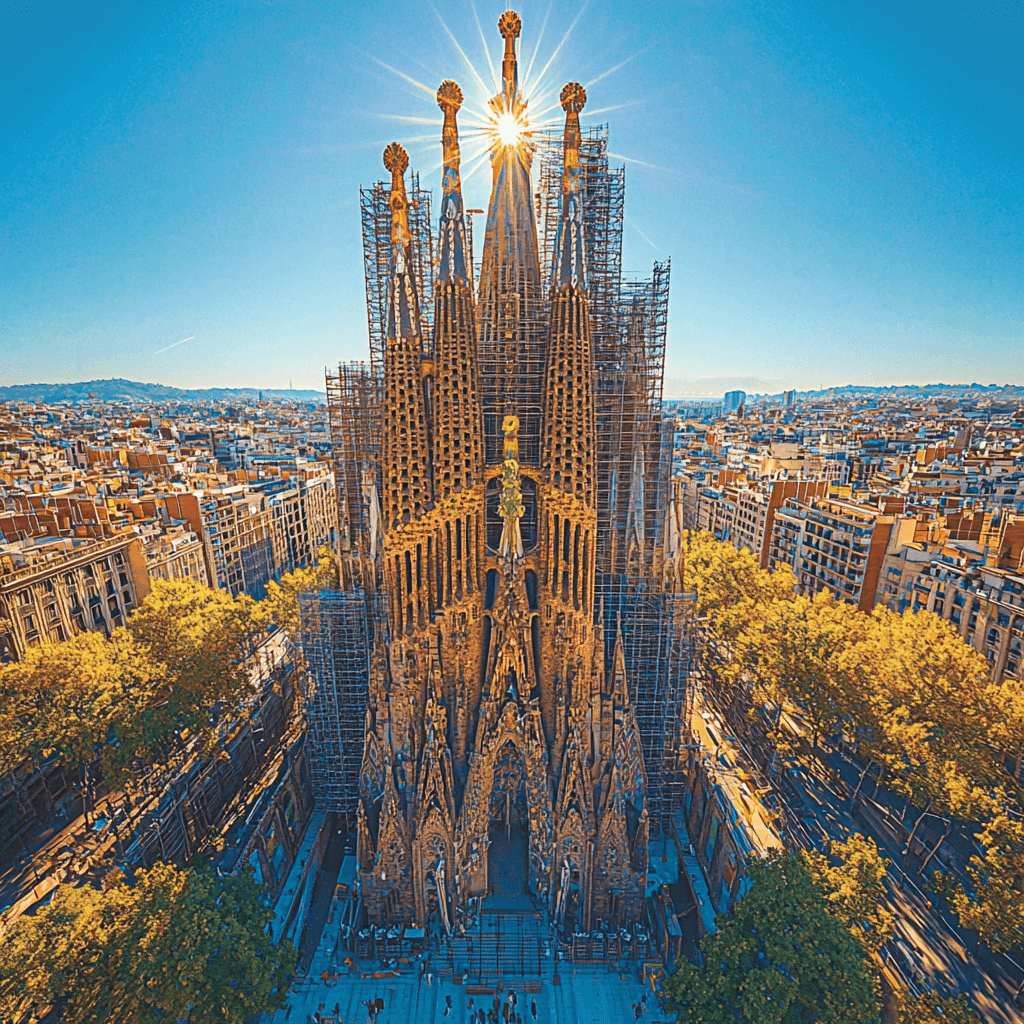 Sagrada Família Tower Paint By Number