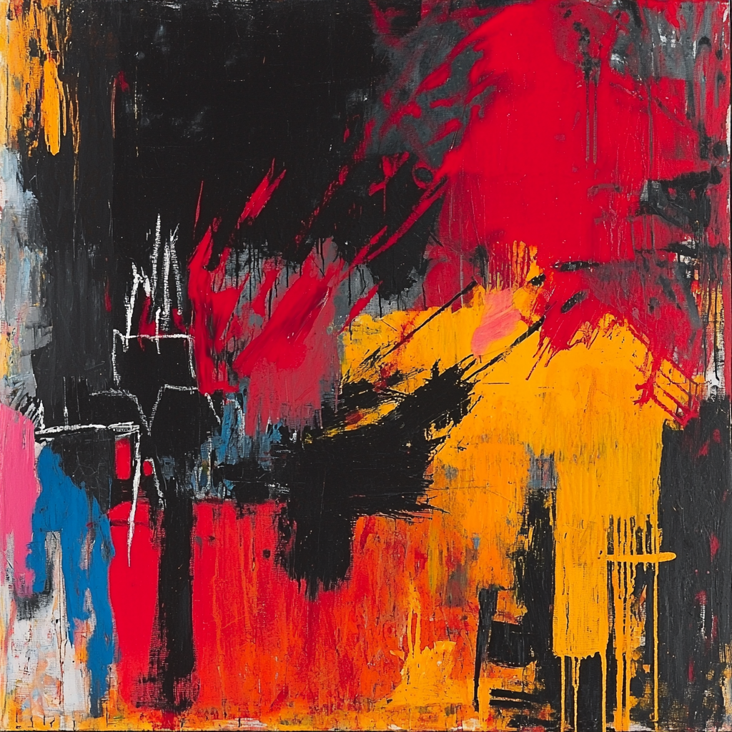 Jean-Michel Basquiat Inspired Chroma Of Conflict Paint By Numbers Kits