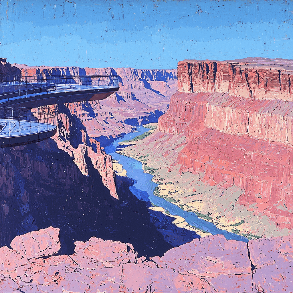 Grand Canyon Skywalk - Arizona Paint By Numbers Kits