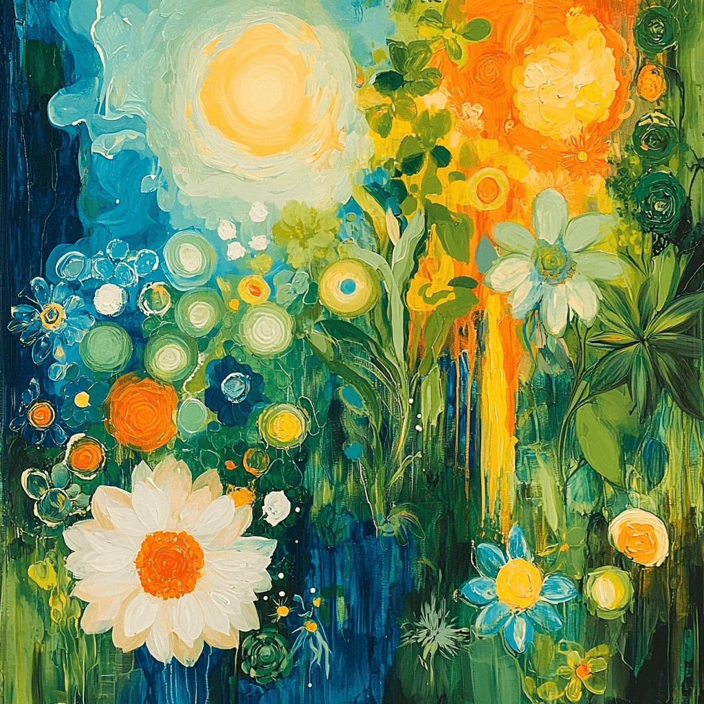 Kahlo Inspired Harmony of the Elements - DIY Painting By Numbers Kit
