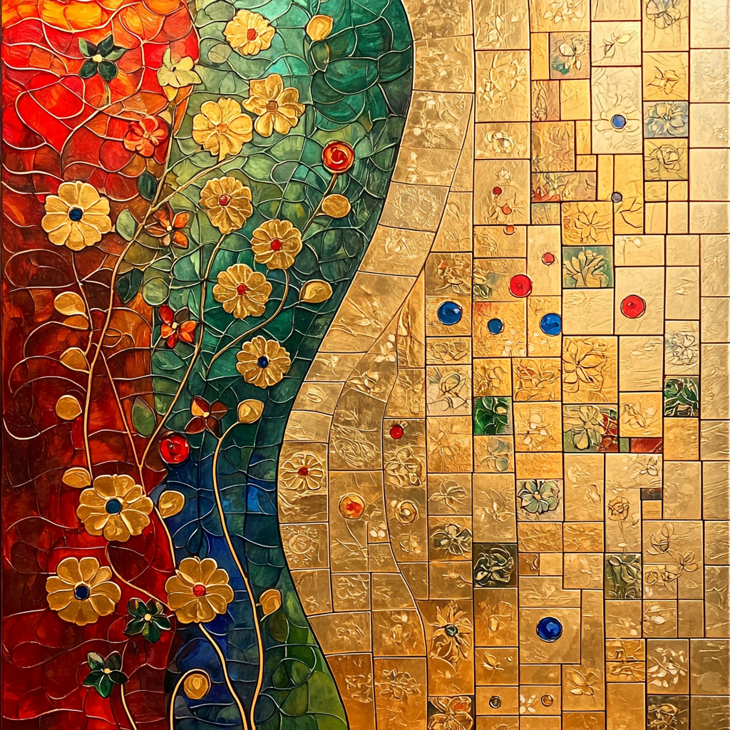 Gustav Klimt Inspired Eternal Seasons Composition Paint By Numbers