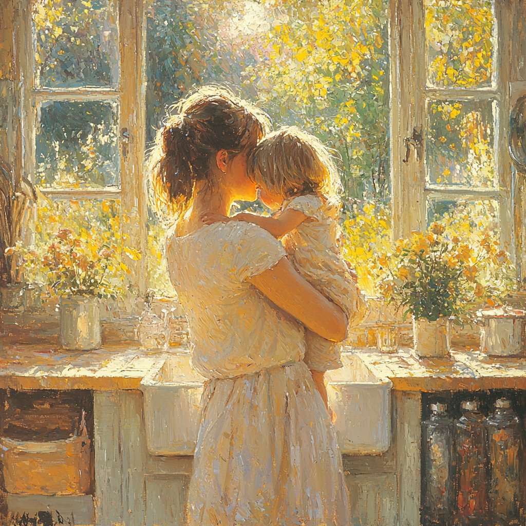 Morning Hugs DIY Paint By Numbers