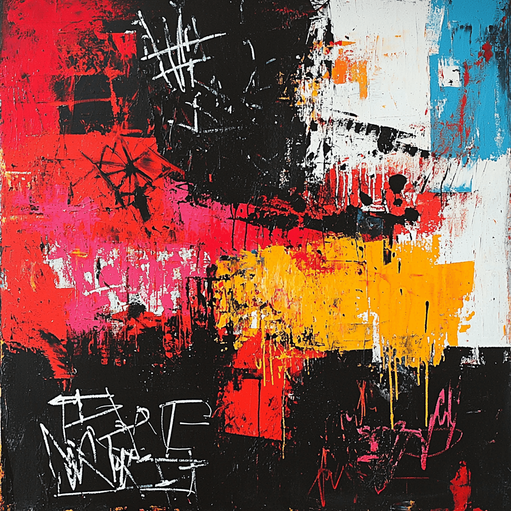 Jean-Michel Basquiat Inspired Echoes Of Dissent Numbered Painting Kits