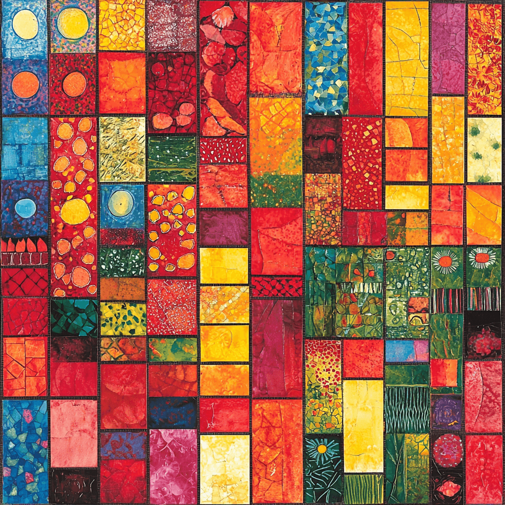 Paul Klee Inspired Energetic Mosaic Paint By Number