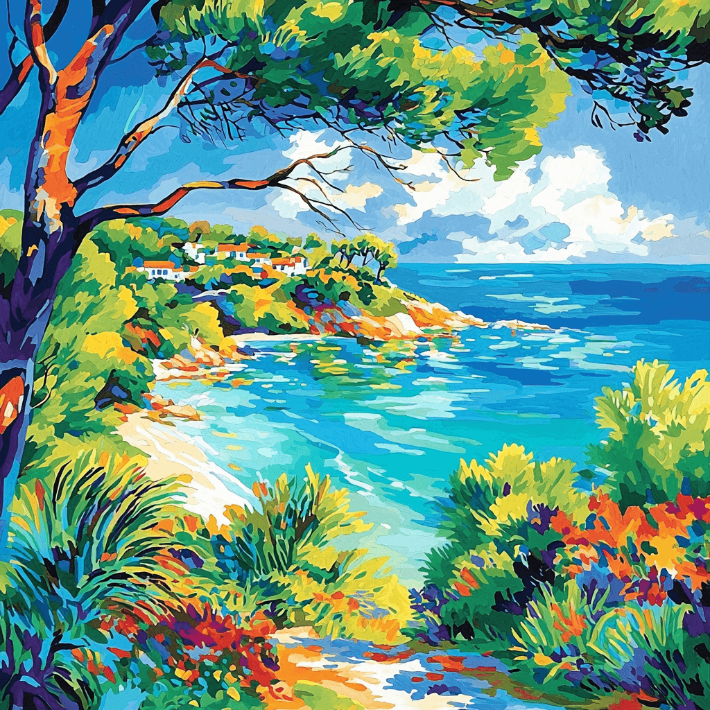 Henri Matisse Inspired Henri's Riviera Paint By Numbers