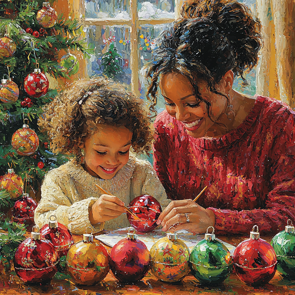 Cherished Family Traditions Number Painting