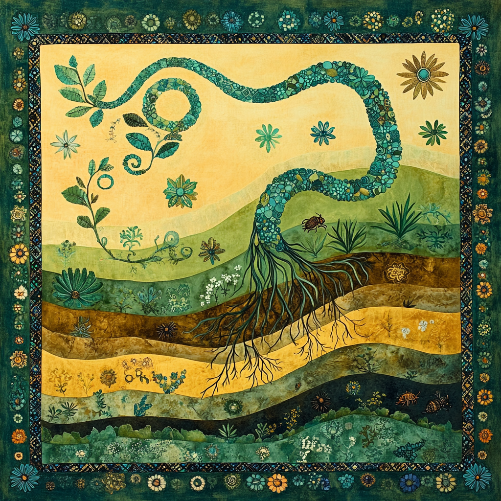 Frida Kahlo Inspired Serpent Of Roots paint by numbers