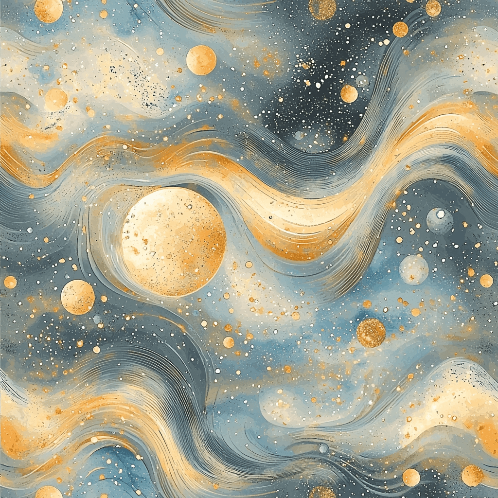 Leonardo Da Vinci Inspired Celestial Echoes Painting Number Kit