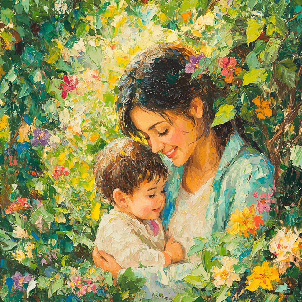 Nature's Maternal Hug Numbered Painting Kits