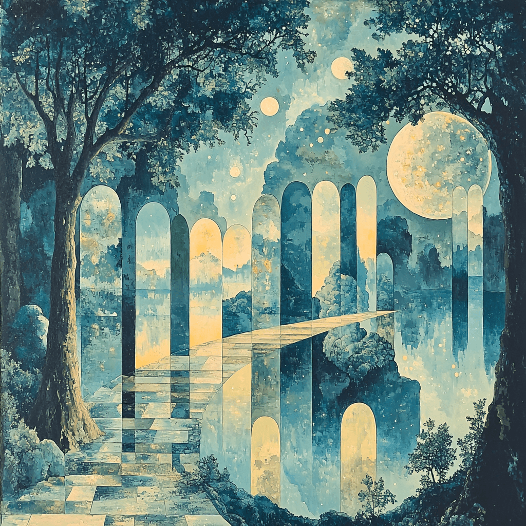 René Magritte Inspired Surreal Dreams DIY Paint By Numbers
