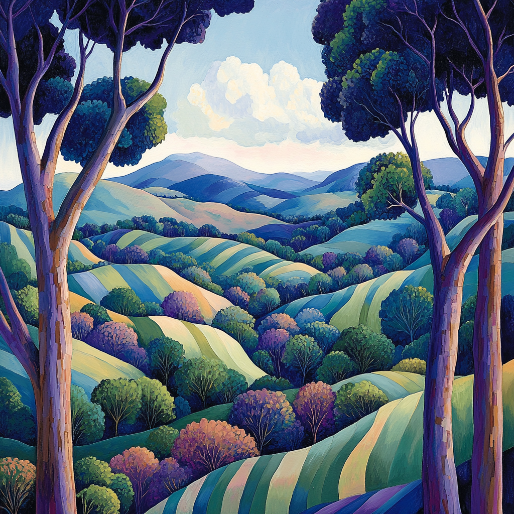 J. E. H. MacDonald Inspired Rhythmic Algoma Valley Vistas Paint by numbers kits