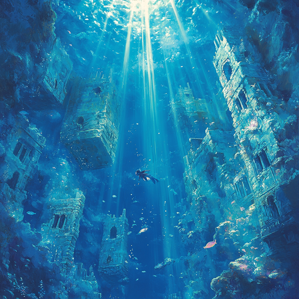 Kida Atlantis Reef Numbered painting kits