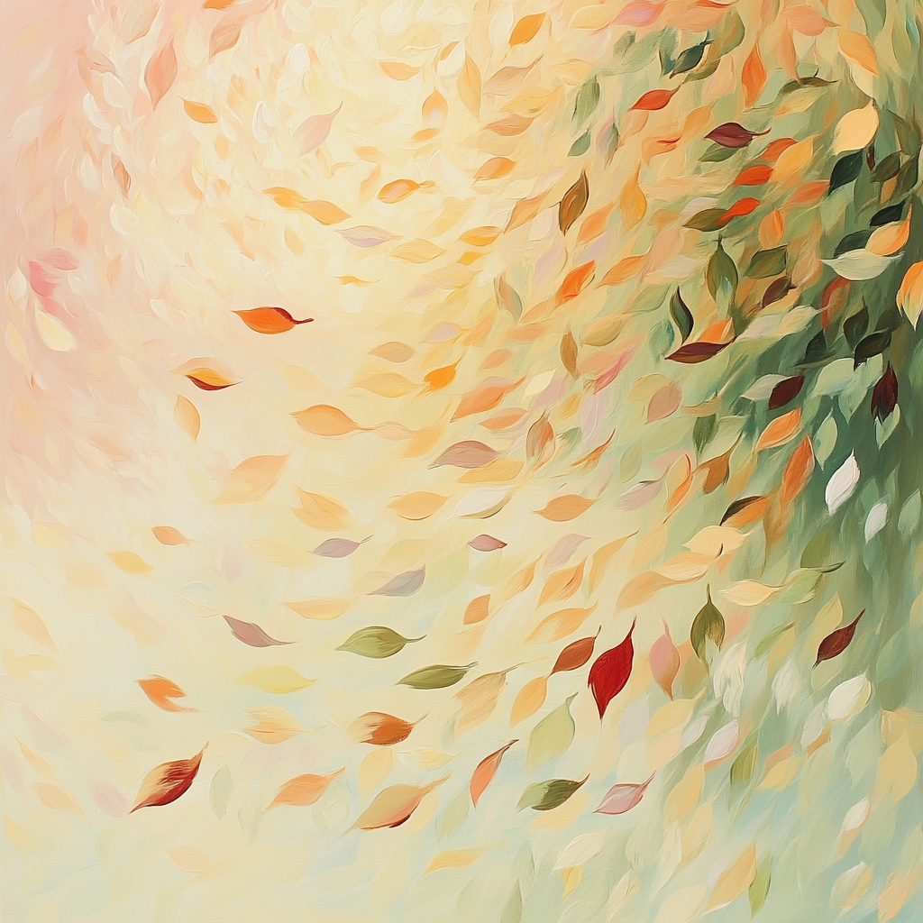 Edgar Degas Inspired Symphony Of Falling Leaves Paint by numbers kits