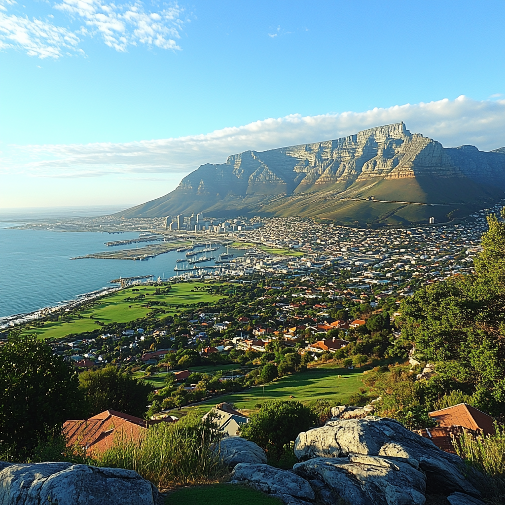 Table Mountain Panorama Cape Town South Africa Number painting