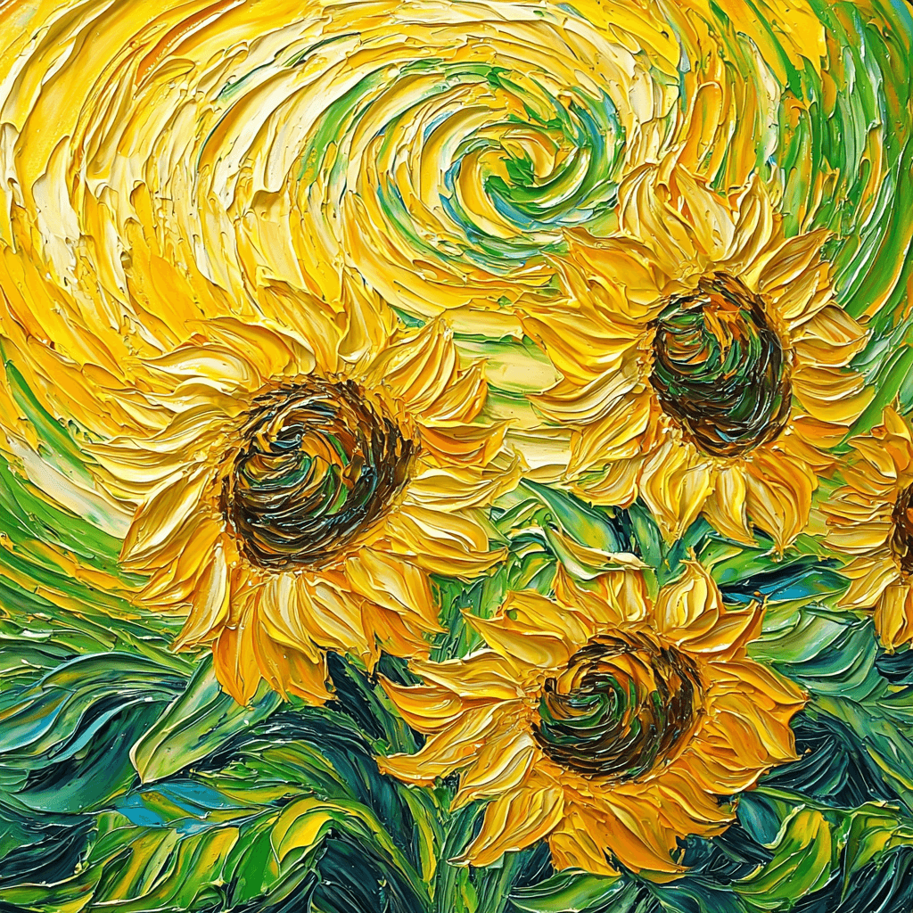 Vincent Van Gogh Inspired Energetic Embrace DIY Paint By Numbers