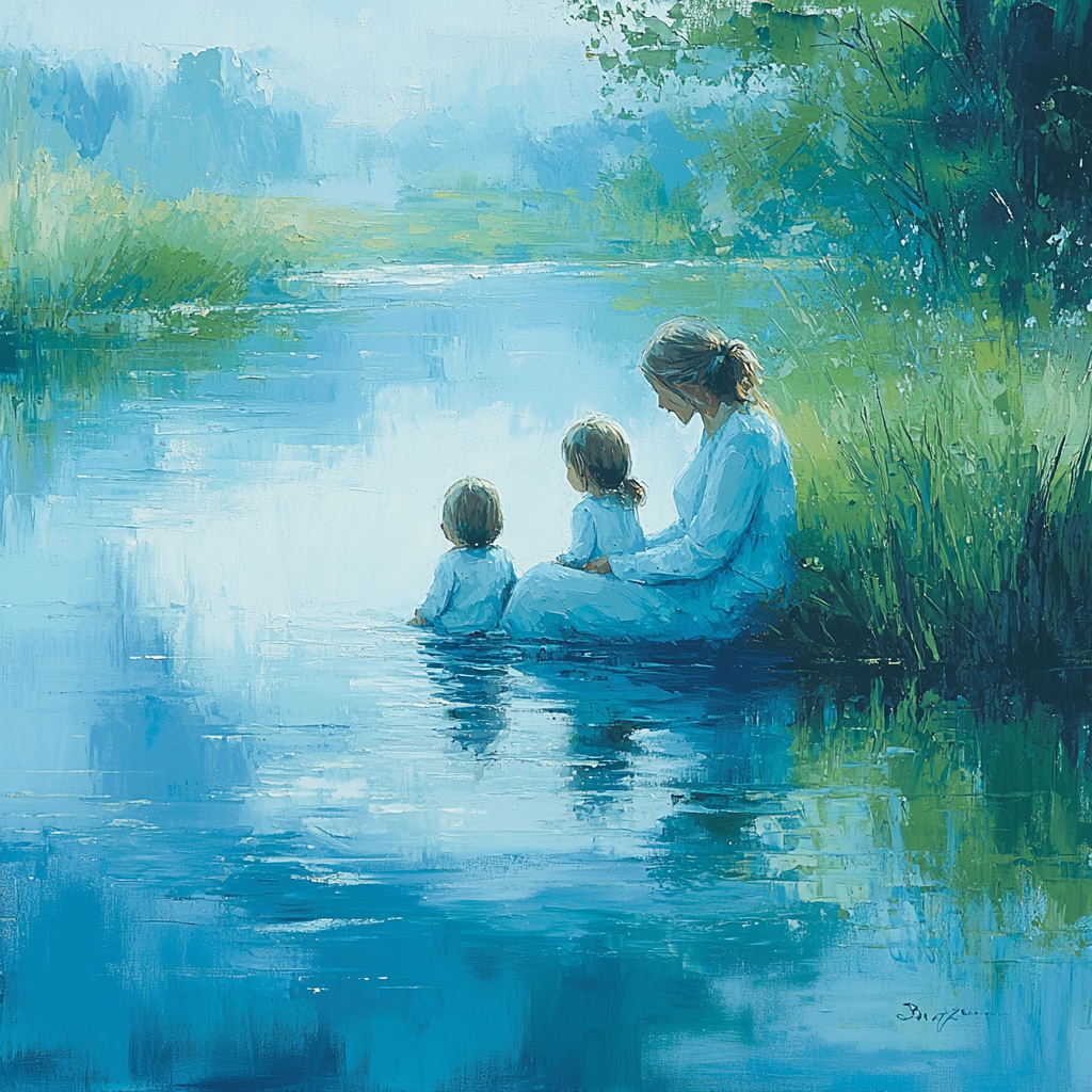 Reflections On Motherhood Numbered Painting Kits