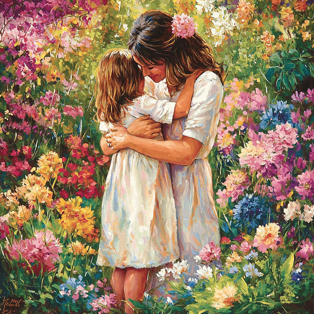 Mother's Warm Embrace Paint By Numbers Kits