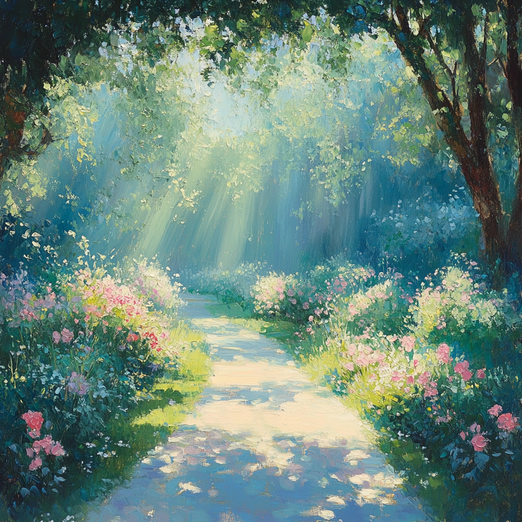 Claude Monet Inspired Garden Afternoon Paint by numbers kits